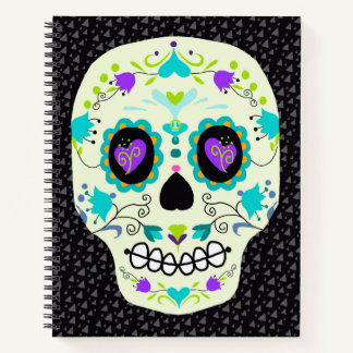 Sugar Skull  Day of the Dead Notebook ノートブック