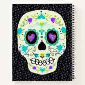 Sugar Skull Day of the Dead Notebook ノートブック (裏面)