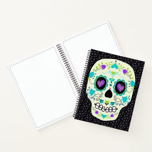 Sugar Skull  Day of the Dead Notebook ノートブック (内部)