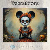 Sugar Skull Doll Decoupage 薄葉紙