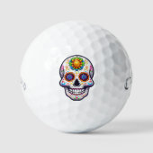 Sugar Skull Golfer Ball | Callaway Day of The Dead ゴルフボール (正面)