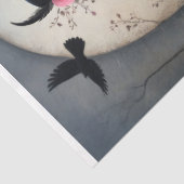 Sugar Skull Gothic Girl Decoupage 薄葉紙 (詳細)