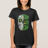 Sugar Skull Leprechaun Hat St Patricks Day of Dead Tシャツ (正面)