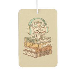 Sugar Skull Passionate About Reading カーエアーフレッシュナー