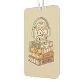 Sugar Skull Passionate About Reading カーエアーフレッシュナー (左)