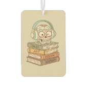 Sugar Skull Passionate About Reading カーエアーフレッシュナー (裏面)