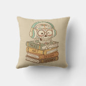 Sugar Skull Passionate About Reading クッション (裏面)