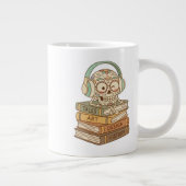 Sugar Skull Passionate About Reading ジャンボコーヒーマグカップ (右)
