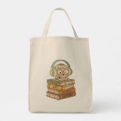 Sugar Skull Passionate About Reading トートバッグ (裏面)