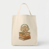Sugar Skull Passionate About Reading トートバッグ (正面)