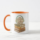 Sugar Skull Passionate About Reading マグカップ (左)