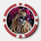 Sugar-skull poker chips ポーカーチップ (正面)