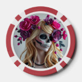 Sugar-skull poker chips ポーカーチップ (裏面)