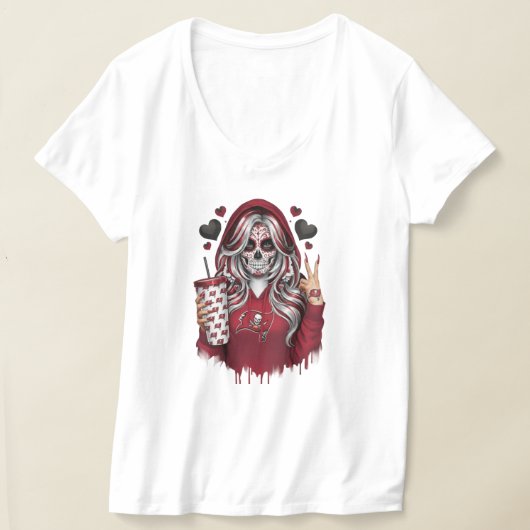 Sugar Skull Street Queen 🔥 Tシャツ (レイダウン)
