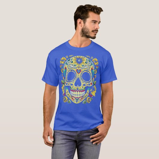 Sugar skull tシャツ (正面フル)