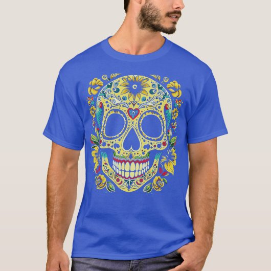 Sugar skull tシャツ (正面)
