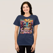 Sugar Skulls in Love Chalk Pastel Personalized トライブレンドＴシャツ (正面全面)