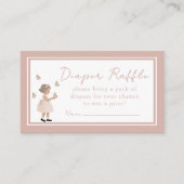 Sugar, Spice & Everything Nice Diaper Raffle Card エンクロージャーカード (正面)