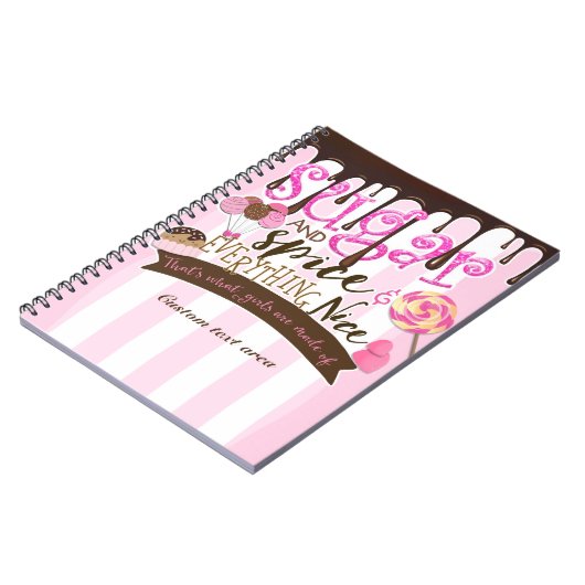 SUGAR SPICE & EVERYTHING NICE Journal Notebook ノートブック (左側)