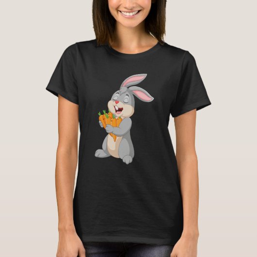 Sugar sweet Easter bunny Easter Tシャツ (正面)