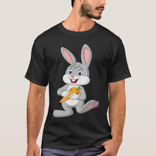 Sugar sweet Easter bunny Easter Tシャツ (正面)