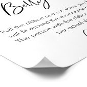 SUGARBOOどのように彼女の腹の赤ちゃんシャワーゲーム大きい ポスター (角)