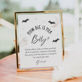 SUGARBOOどのように彼女の腹の赤ちゃんシャワーゲーム大きい ポスター