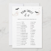 SUGARBOOどのように甘いハロウィーンベビーゲーム 招待状 (正面)