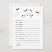 SUGARBOOハロウィン祈りの言葉ベビーアドバイスカード 招待状 (正面)