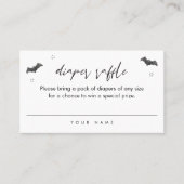 SUGARBOOハロウィーンおむつラッフルチケットカード 名刺 (正面)