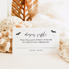 SUGARBOOハロウィーンおむつラッフルチケットカード 名刺