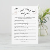 SUGARBOOハロウィーンパパジョーク赤ちゃんシャワーゲームカード 招待状 (スタンド正面)