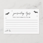 SUGARBOOハロウィーン子育てヒントアドバイスカード エンクロージャーカード (正面)