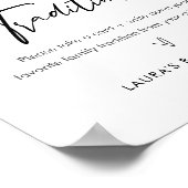 SUGARBOOハロウィーン家族の伝統ベビーサイン ポスター (角)