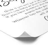 SUGARBOOハロウィーン言わないベビーゲームサイン ポスター (角)