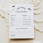 SUGARBOOベビーシャワーアドバイス&予測カード 招待状