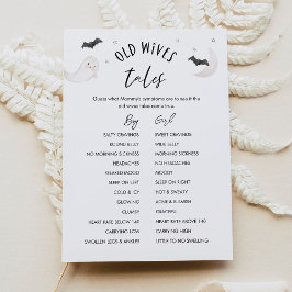 SUGARBOO老妻の物語ベビーシャワーゲームカード 招待状