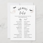 SUGARBOO老妻の物語ベビーシャワーゲームカード 招待状 (正面)