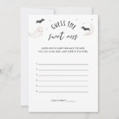 SUGARBOO ハロウィン お菓子の混乱を当てろ ゲームカード 招待状 (正面)