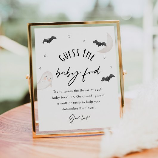 SUGARBOO、ベビーの食のゲームのサインを推測 ポスター