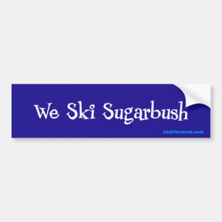 Sugarbushのスキー場 バンパーステッカー