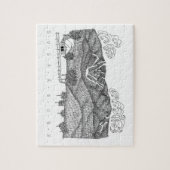 Sugarbushヴァーモントのイラストレーションのパズル ジグソーパズル (縦)