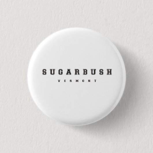 Sugarbushヴァーモント 缶バッジ (正面)