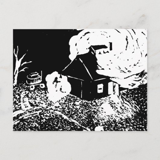 Sugarhouse at Nightはがき ポストカード (正面)