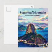 Sugarloaf Mountain Brazil ポストカード (正面/裏面)