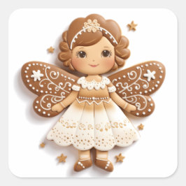 Sugarplum Fairy: A Gingerbread Creation スクエアシール