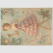 Sugarplum Fairy Christmas Ballet Decoupage Paper 薄葉紙 (正面)