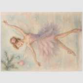 Sugarplum Fairy Pastel Christmas Ballet Decoupage  薄葉紙 (正面)