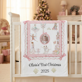 Sugarplum Snuggles フリースブランケット