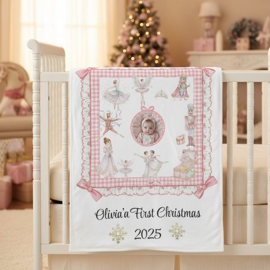 Sugarplum Snuggles フリースブランケット